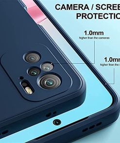 Winble Back Cover For Redmi Note 10 Note 10s SiliconeBlue 0 2