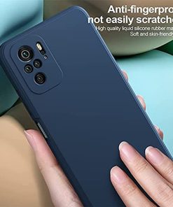 Winble Back Cover For Redmi Note 10 Note 10s SiliconeBlue 0 3