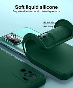 Winble Back Cover For Redmi Note 10 Note 10s SiliconeGreen 0 3