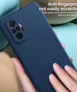 Winble Back Cover For Redmi Note 10 Pro Max Redmi note 10 pro SiliconeBlue 0 3