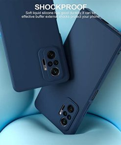 Winble Back Cover For Redmi Note 10 Pro Max Redmi note 10 pro SiliconeBlue 0 4