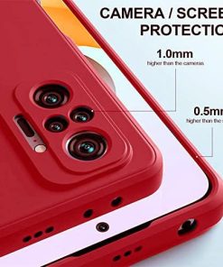 Winble Back Cover For Redmi Note 10 Pro Max Redmi note 10 pro SiliconeRed 0 1