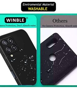 Winble Back Cover For Samsung Galaxy M32 SiliconeBlack 0 1