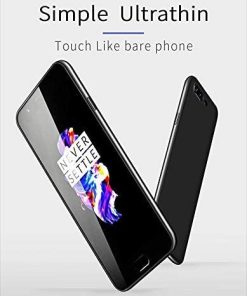 Winble Back Cover for OnePlus 5 SiliconeBlack 0 1