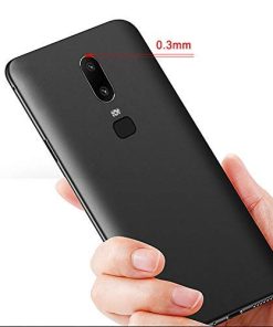 Winble Back Cover for OnePlus 6 SiliconeBlack 0 2