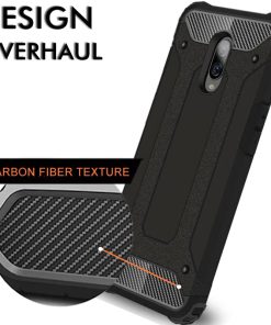 Winble Back Cover for OnePlus 7 Back Cover Rugged Armor TPU 360 Protection Bumper Hybrid Dual Layer Back Cover Case for OnePlus 7 One Plus 7 Black 0 2