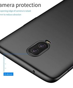 Winble Back Cover for OnePlus 7 SiliconeBlack 0 1