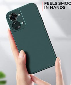 Winble Back Cover for OnePlus Nord 2T 5G Back Cover Camera Protection Soft Silicone Protective Back Cover Designed for OnePlus Nord 2T 5GOne Plus Nord 2T 5G Green 0 3