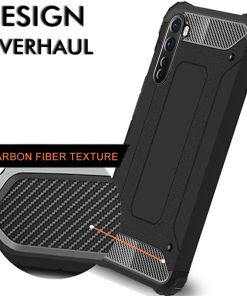 Winble Back Cover for OnePlus Nord Back Cover Rugged Armor TPU 360 Protection Bumper Hybrid Dual Layer Back Cover Case for OnePlus NordOne Plus NordOne Nord Black 0 2