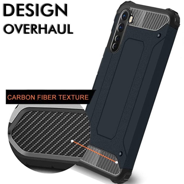 Winble Back Cover for OnePlus Nord Back Cover Rugged Armor TPU 360 Protection Bumper Hybrid Dual Layer Back Cover Case for OnePlus NordOne Plus NordOne Nord Blue 0 2