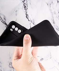 Winble Back Cover for Poco M3 Silicone Black 0 2