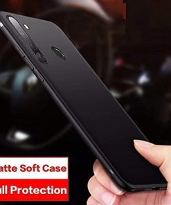 Winble Back Cover for Realme 5 SiliconeBlack 0 1