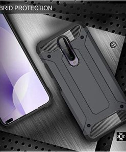 Winble Back Cover for Redmi K30 Poco X2 Back Cover Rugged Armor TPU Shock Proof 360 Protection Bumper Hybrid Dual Layer Back Cover Case for Redmi K30 Poco X2 Black 0 0