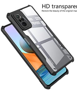 Winble Back Cover for Redmi Note 10 ProNote 10 Pro Max Back Cover Slim Crystal Clear Camera Protection Airbag Shockproof Anti Slip Grip PC TPU Bumper Back Cover for Redmi Note 10 ProNote 10 Pro Max 0 4