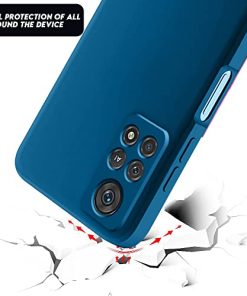 Winble Back Cover for Redmi Note 11 ProRedmi Note 11 Pro Plus 5G Back Cover Camera Protection Soft Silicone Protective Back Cover Designed for Redmi Note 11 ProRedmi Note 11 Pro 5G Blue 0 0