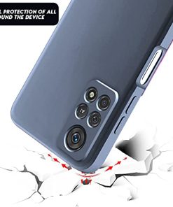 Winble Back Cover for Redmi Note 11 ProRedmi Note 11 Pro Plus 5G Back Cover Camera Protection Soft Silicone Protective Back Cover Designed for Redmi Note 11 ProRedmi Note 11 Pro 5G Gray 0 0