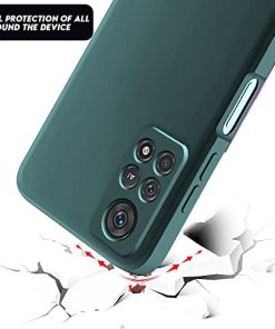 Winble Back Cover for Redmi Note 11 ProRedmi Note 11 Pro Plus 5G Back Cover Camera Protection Soft Silicone Protective Back Cover Designed for Redmi Note 11 ProRedmi Note 11 Pro 5G Green 0 0