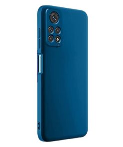 Winble Back Cover for Redmi Note 11 SiliconeBlue 0 4