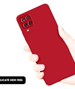 Winble Back Cover for Samsung Galaxy F62 SoftSiliconeRed 0 3