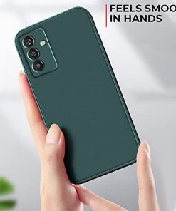 Winble Back Cover for Samsung Galaxy M13 4G Back Cover Camera Protection Soft Silicon Protective Back Case Cover Designed for Samsung Galaxy M13 4G Green 0 3