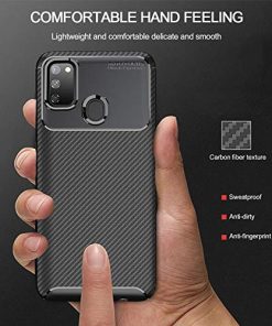 Winble Back Cover for Samsung Galaxy M21 M21 2021 Edition M30s Back Cover Case Cover Shock Proof Slim Rugged Armor Drop Tested Back Cover for Samsung Galaxy M21 M21 2021 Edition M30s Black 0 1