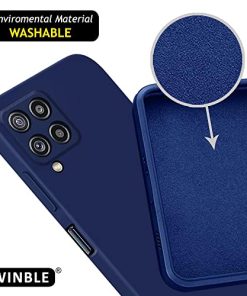 Winble Back Cover for Samsung Galaxy M32 Silicone Blue 0 0