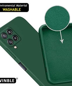 Winble Back Cover for Samsung Galaxy M32 Silicone Green 0 1