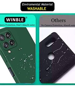 Winble Back Cover for Samsung Galaxy M32 Silicone Green 0 2