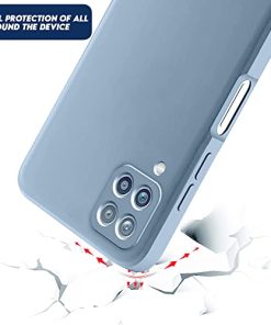 Winble Back Cover for Samsung Galaxy M33 5G SiliconeGray 0 0