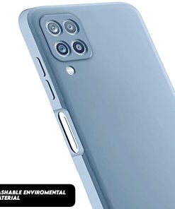 Winble Back Cover for Samsung Galaxy M33 5G SiliconeGray 0 2