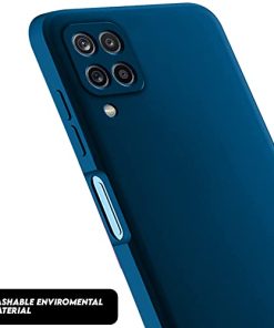 Winble Back Cover for Samsung Galaxy M53 5G Back Cover Camera Protection Soft Silicone Protective Back Cover Designed for Samsung Galaxy M53 5G Blue 0 2