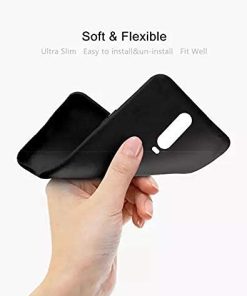 Winble Back Cover for Xiaomi Poco X2 Redmi K30 Back Cover Case Soft Flexible Ultra Silicon Protective Back Cover for Xiaomi Poco X2 Redmi K30 Black 0 4