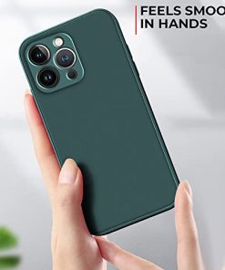 Winble Back Cover for iPhone 14 Pro Case Camera Protection Soft Liquid Silicone Protective Back Case Designed for iPhone 14 Pro Green 0 1