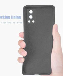 Winble Bumper Case for OnePlus Nord 2 5G Silicone Black 0 3