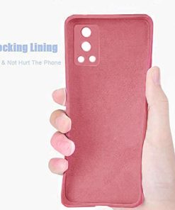 Winble Bumper Case for OnePlus Nord 2 5G Silicone Camelia Red 0 3