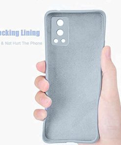 Winble Bumper Case for OnePlus Nord 2 5G Silicone Grey 0 1