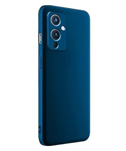 Winble Camera Protection Soft Silicone TPU Protective Back Cover Case for OnePlus 9One Plus 9 Blue 0 5