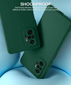 Winble Camera Protection Soft Silicone TPU Protective Back Cover Case for Redmi Note 10 ProNote 10 Pro Max Green 0 4