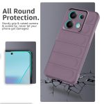 Winble Down Jacket Series Silicone Back Cover Case for Mi Redmi Note 13 Pro 5G Camera Protection anti slip Grip design Protective Back Cover Case for Redmi Note 13 Pro 5G Lavender 0 2