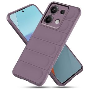 Winble Down Jacket Series Silicone Back Cover Case for Mi Redmi Note 13 Pro 5G Camera Protection anti slip Grip design Protective Back Cover Case for Redmi Note 13 Pro 5G Lavender 0