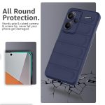 Winble Down Jacket Series Silicone Back Cover Case for Mi Redmi Note 13 Pro Plus 5G Camera Protection anti slip Grip design Protective Back Cover Case for Redmi Note 13 Pro Plus 5G Blue 0 1