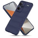 Winble Down Jacket Series Silicone Back Cover Case for Mi Redmi Note 13 Pro Plus 5G Camera Protection anti slip Grip design Protective Back Cover Case for Redmi Note 13 Pro Plus 5G Blue 0