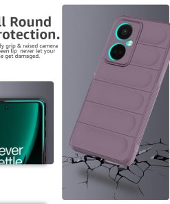 Winble Liquid Silicone Back Cover Case for OnePlus Nord CE 3 5G Back Cover Case Camera Protection Shockproof Protective Back Cover Case for OnePlus Nord CE 3 5G Lavender 0 0