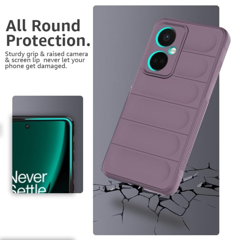 Winble Liquid Silicone Back Cover Case for OnePlus Nord CE 3 5G Back Cover Case Camera Protection Shockproof Protective Back Cover Case for OnePlus Nord CE 3 5G Lavender 0 0