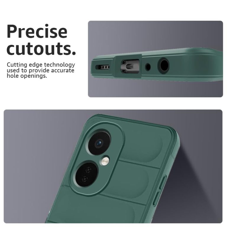 Winble Liquid Silicone Back Cover Case for OnePlus Nord CE 3 Lite 5G Back Cover Case Camera Protection Shockproof Protective Back Cover Case for OnePlus Nord CE 3 Lite 5G Green 0 1