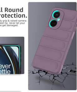 Winble Liquid Silicone Back Cover Case for OnePlus Nord CE 3 Lite 5G Back Cover Case Camera Protection Shockproof Protective Back Cover Case for OnePlus Nord CE 3 Lite 5G Lavender 0 0