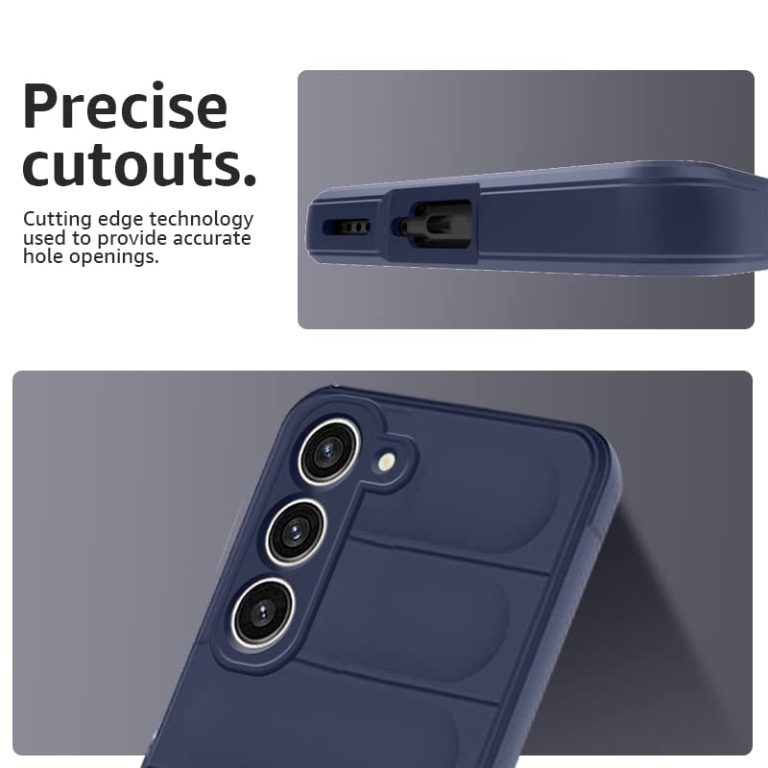 Winble Liquid Silicone Back Cover Case for Samsung Galaxy S23 Plus 5G Camera Protection Shockproof Protective Back Cover Case for Samsung Galaxy S23 Plus 5G Sapphire 0 1