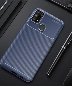 Winble Polycarbonate Back Case Cover For Samsung Galaxy M31 Prime F41 M31 Back Cover Case Cover Shock Proof Slim Rugged Armor Drop Tested Back Cover For Samsung Galaxy M31 Prime F41 M31 Blue 0 4