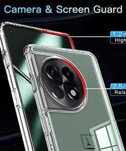 Winble Polycarbonate TPU Ultra Hybrid Crystal Clear Back Cover For Oneplus 11 5G Case Shockproof Camera Drop Protection Hard Clear Back Bumper Back Cover Case For Oneplus 11 5G 0 1