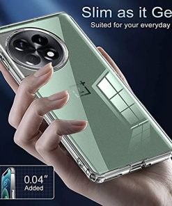 Winble Polycarbonate TPU Ultra Hybrid Crystal Clear Back Cover For Oneplus 11 5G Case Shockproof Camera Drop Protection Hard Clear Back Bumper Back Cover Case For Oneplus 11 5G 0 2